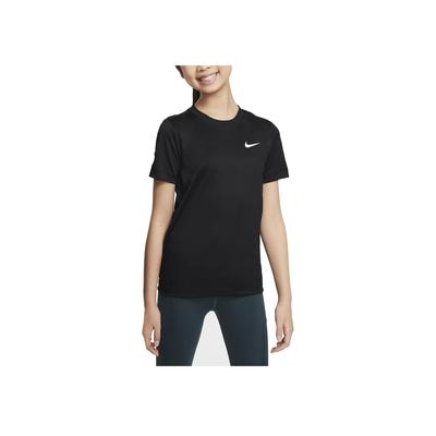 Legend Soft Absorbent Lightweight Short Sleeve T-Shirt Kids Tops Black FZ5198-010