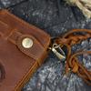 Crazy Horse Leather Retro Men's Long Wallet Head Layer Leather Wallet Head Layer Leather Embossed Long Wallet Multi Card Slot 3376