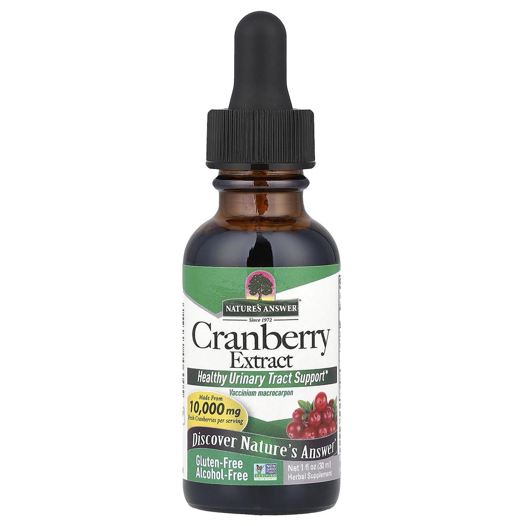 Nature'S Answer, Cranberry, Non-Alcoholic, 10,000 Mg, 1 Fl Oz (30 Ml)