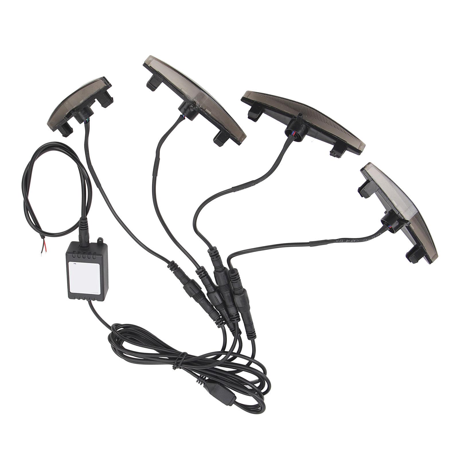 

Решетка переднего бампера RGB64 цветные светодиодные дневные ходовые огни замена для Toyota 4Runner TRD