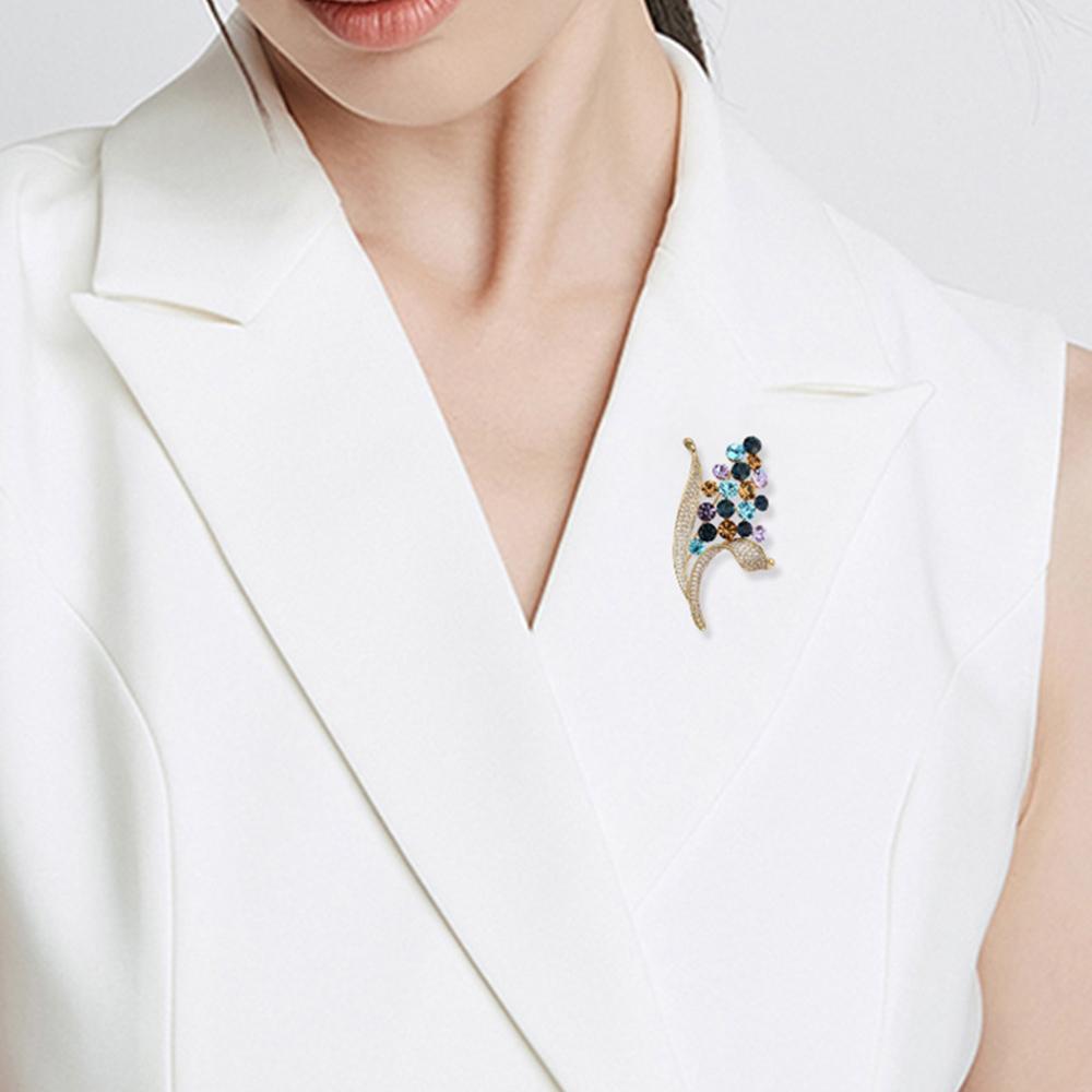 Kristall-Broschen, Blumen-Strass-Brosche, Anstecknadeln, eleganter Schmuck, Geschenke, Hochzeit