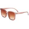 Korean Style Women's Trendy Square Frame Sunglasses 2023 - Large Frame Perfect for Selfies