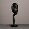 1Pc Modern House Decor Home Decoration Maison Accessories Thinker Mask Miniature Figurines for Living Room Office Corridor