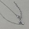 Used SWAROVSKI Necklace Blue Stone Necklace
