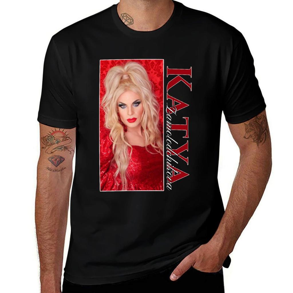 Katya Zamolodchikova Tshirt Basic Daily Outfit Short Sleeve Tee Tshirt