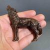 Legierung Heulender Wolf Statue Skulptur Figur Handwerk Einrichtung für Heimdekor Wohnzimmer Veranda Dekorationen Büro Schreibtisch Ornamente