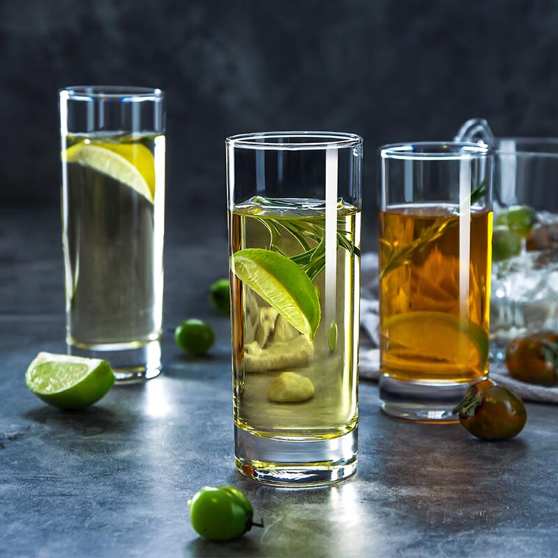 Vasos de Vidrio para Beber Boyi Duo 290ml Importados de Tailandia - Juego de 6