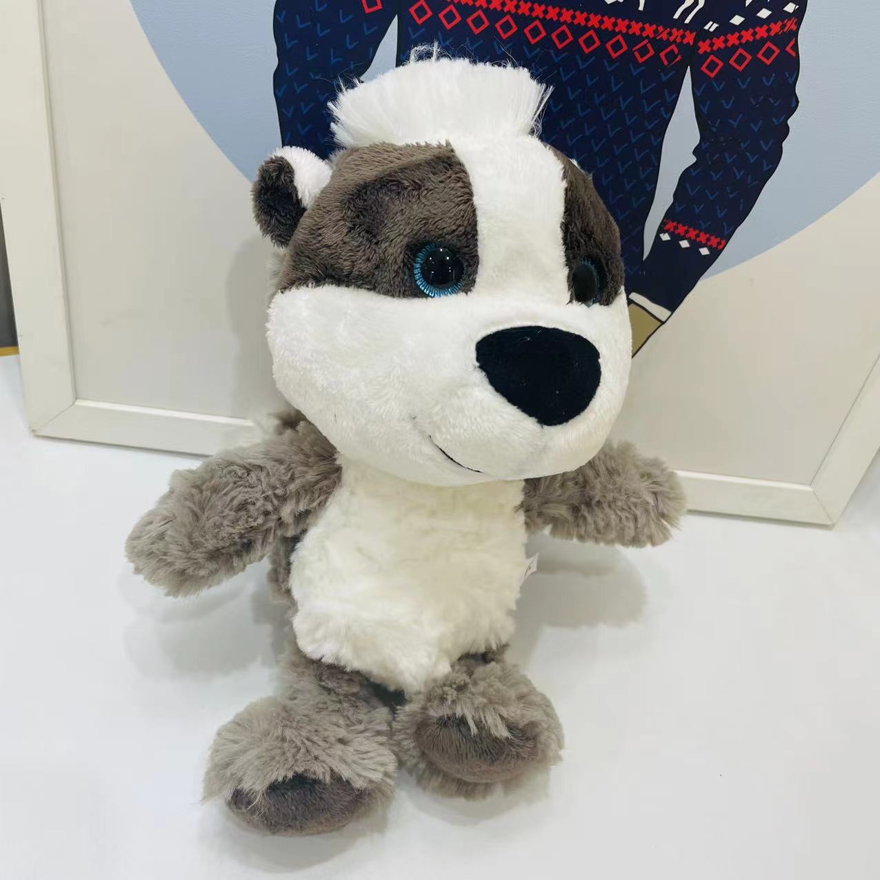 

Милый животный лиса выдра плюшевая игрушка кукла автомат для захвата кукол свадебный бросок подарок на день рождения для девочки Small 28cm