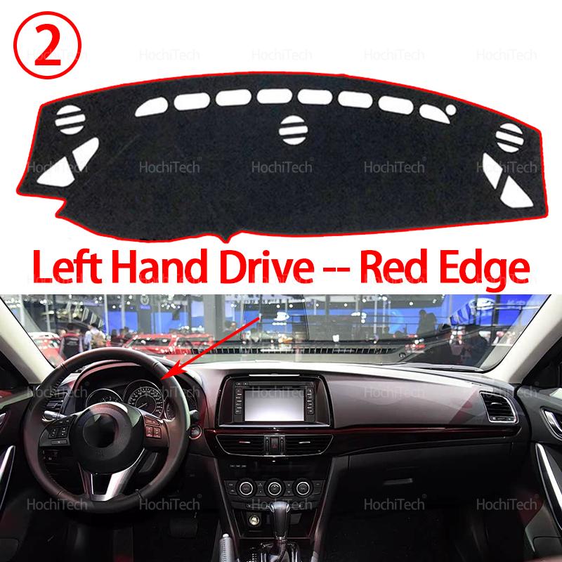 Car Dashboard Cover Protective Pad Dash Board Sunshade Carpet Anti-UV Dashmat for Mazda 6 Mazda6 2014 2015 GJ1 Atenza