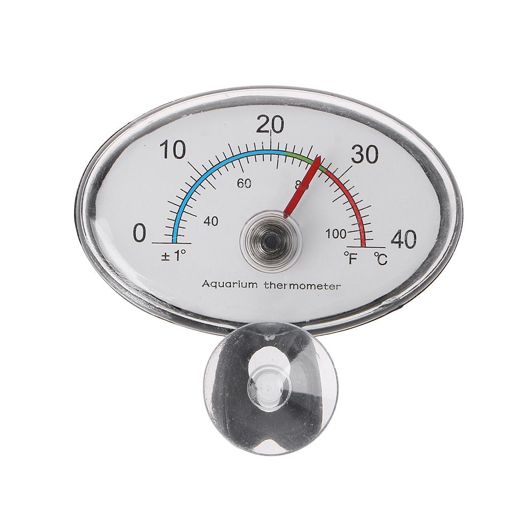 Aquarium Thermometer Digital Submersible Fish for Tank Thermometers with Suction Cup Easy To Read Waterproof No Wire