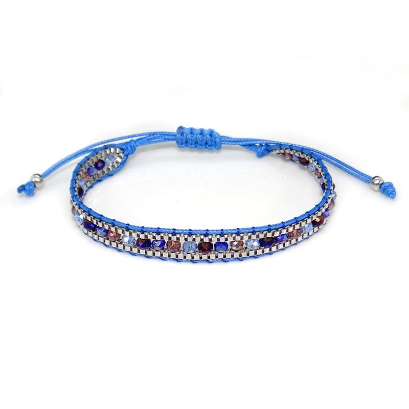 Retro Bohemian Crystal Rope Bracelet