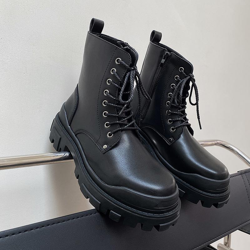 Platform High Top Patent Leather Shoes Men Formal Mens Dress Shoes Luxury Brand Wedding Shoes for Men Zapatos Hombre Chaussure