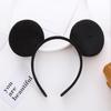 [Bookworm] Mickey Mouse Headband, Disney Headband with Cute Mouse Ears, Perfect for Cosplay Parties, Halloween, Birthday Parties, Themed Events, and