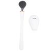 Toilet Brush and Holder Wall Mounted Bathroom Toilet Cleaner Brush Set with TPR Soft Bristle White