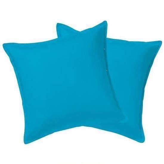 Housse de couette - HOMEROKK - 240x260cm - 100% Coton - 57 fils/cm - Turquoise