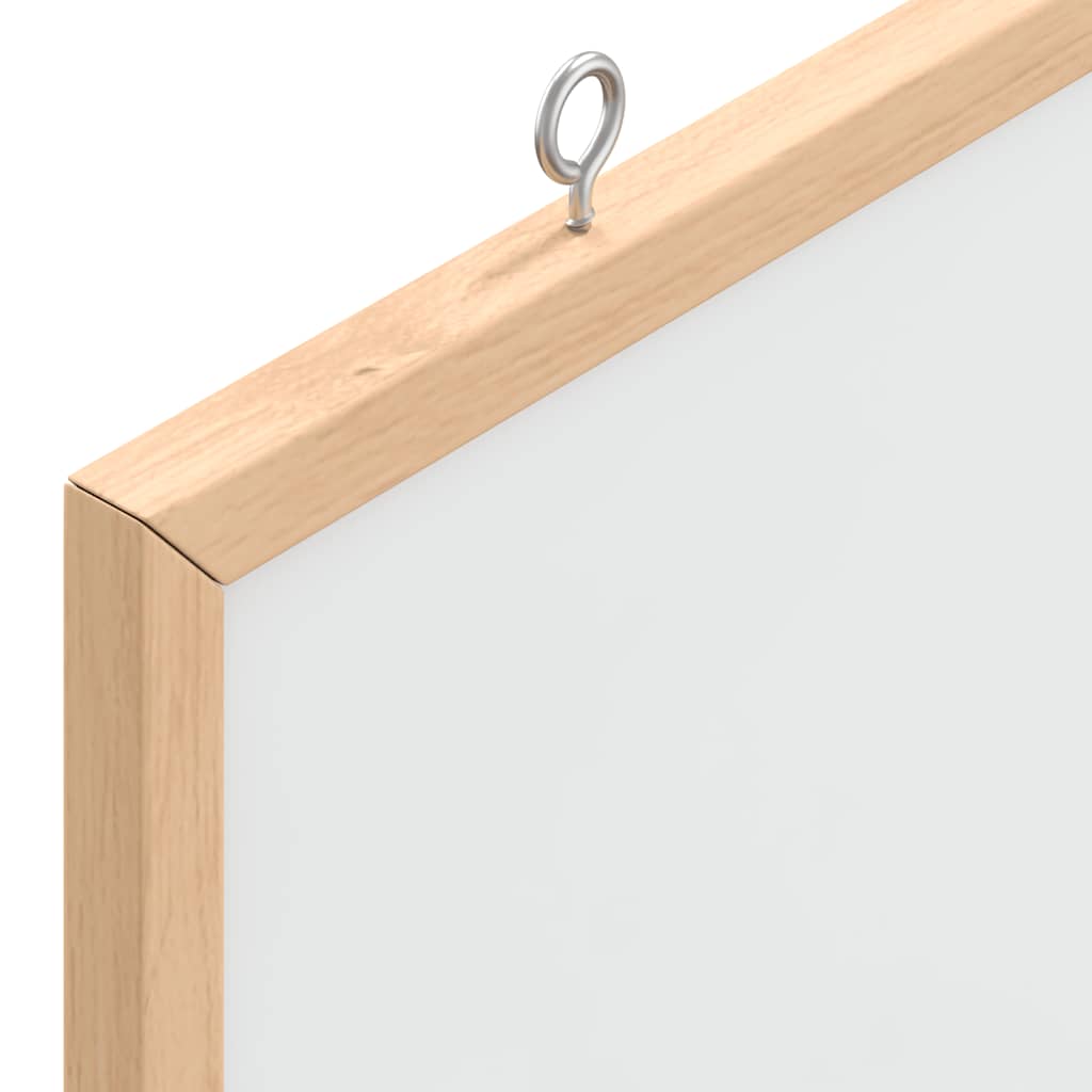 Tablica Magnetyczna Z Ramą Z Litego Drewna Sosnowego 80X55 Cm