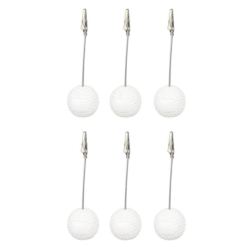 6Pcs Table Number Holders Resin Base Wedding Table Number Stands Picture Memos Note Photo Clip Holders for Weding Party