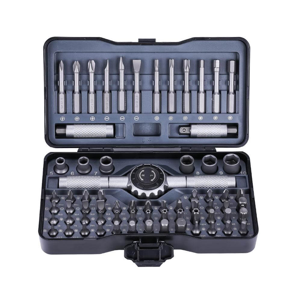Hanboost 69 in 1 Precision Magnetic Ratchet Screwdriver Set Detachable T-handle Magnetizer Fix Furniture Electronics & Bicycle