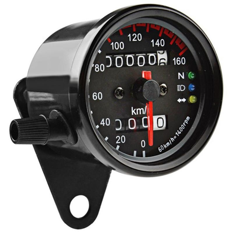 

High Brightness LED Backlight Meter 12V Motorcycle Speedometer Odometer Gauge 2.56inch Digital Panel 1