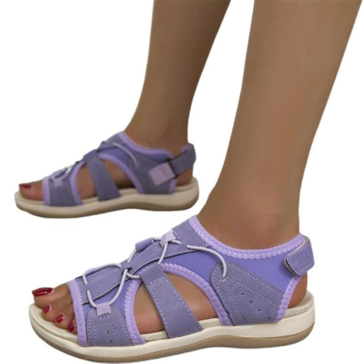 Ladies Casual Flatform Sandals Peep Toes Beach Footwear Soft Comfy Summer Shoes