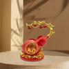 Feng Shui Gourd Statue Rack Decorative Creative Single Bottle Holder for Tabletop Bookshelf Bar