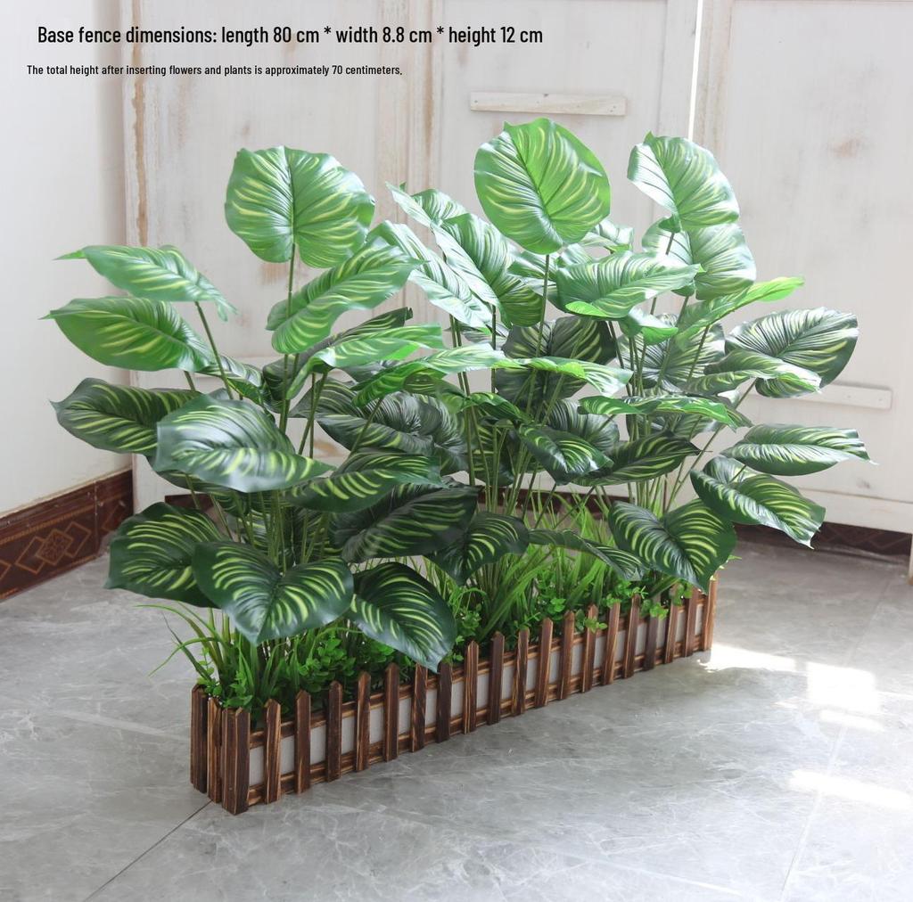 Large Floor-Standing Artificial Plants and Floral Bonsai for Corridor or Restaurant Décor