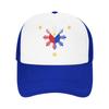 Filipijnen Vlag Filipijnse Pinoy Pinay Trots Unisex Mesh Baseballpet Unisex HipHop Zonnekapjes Hoed Verstelbare Zomer Truckerpet