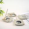 Antique Zen-Style Chinese Pottery Incense Holder and Burner Tea Table Decoration