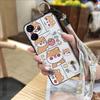 Back Cover Cute Phone Case For Tecno Pova Neo3/LH6N Protective Waterproof Cartoon Silicone Ring Anti-dust Soft case