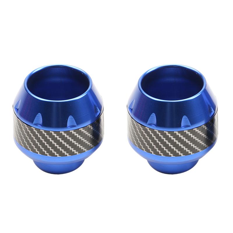2Pcs Aluminum Alloy Motorcycle Crash Protector Scooter Wheel Front Fork Frame Falling Protection Pads Sliders Moto Exterior