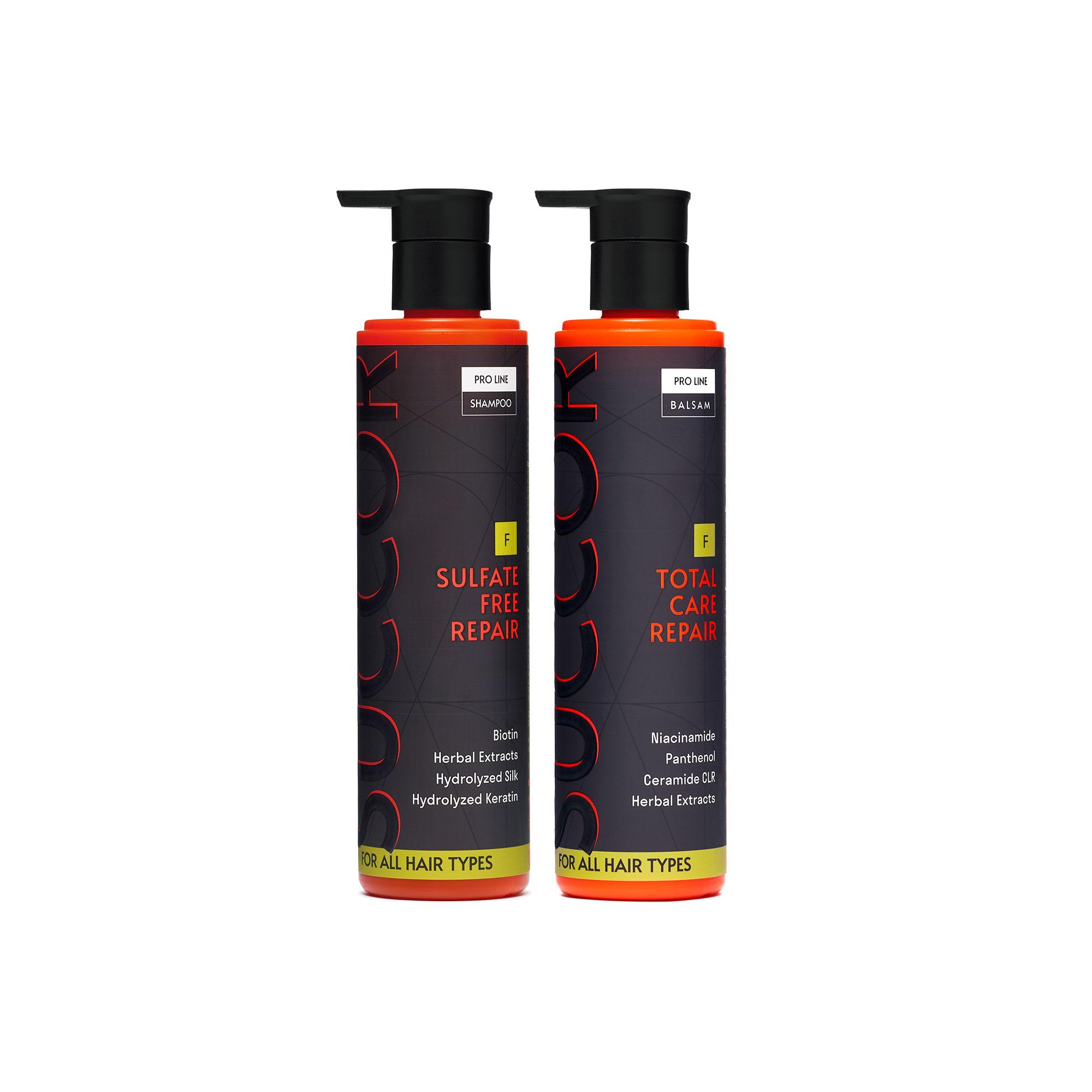 

Набор для восстановления всех типов волос Set Sulfate Free Repair Succor