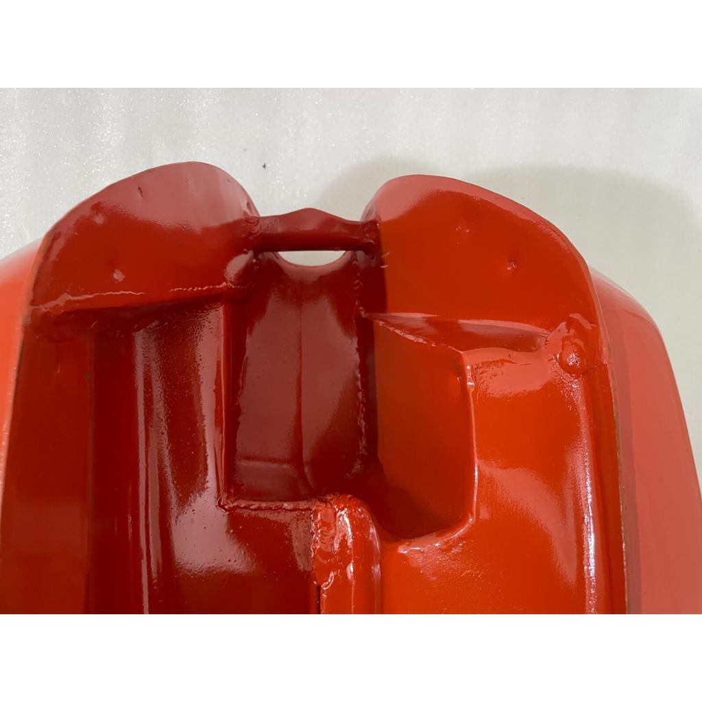 BMW R100 Rt Rs R90 R80 R75 Orange & Silver Petrol Fuel Gas Tank Steel |Fit For
