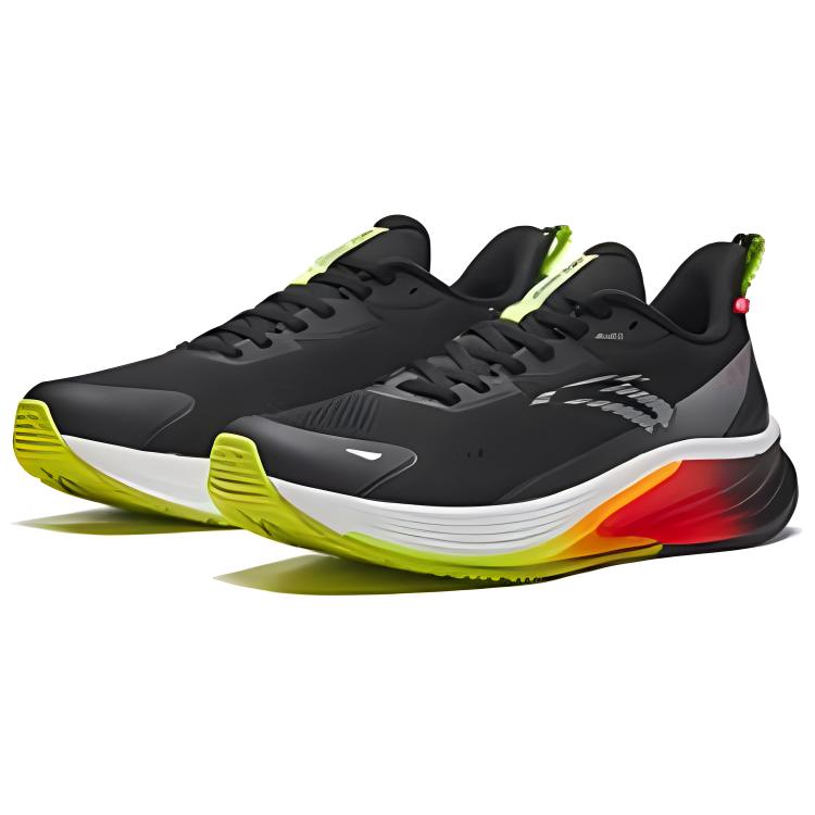 ANTA Men Rocket 6 Professional Speed Training Running Shoes Orange Black Red 112445581-5