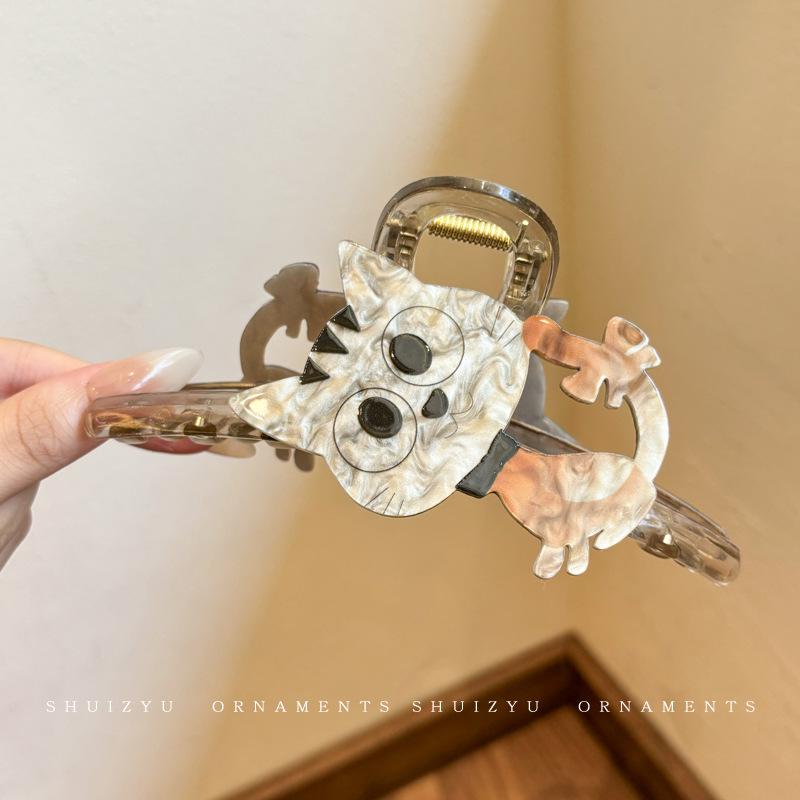 Elegant French Retro Small Shark Hair Clip for Thin Hair