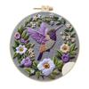 New Embroidery Flower Pattern DIY Cross Stitch Animal Bird Painting With Hoop Adult Beginner