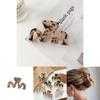 Korean Style Acetate Hair Clip Elegant Hollow Design For Women 8.8cm Size