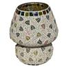 Mushroom Shaped Mosaic Glass Lamp for Home/Office/Festival Decoration (Bulb Not Included) (Table Lamps17cm)