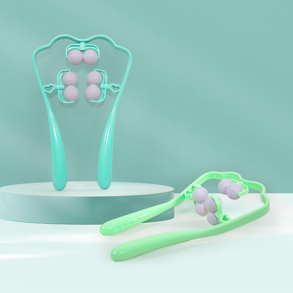 Cervical Spine Twin Ball Trapezius & Neck Massager with Food Grade Material