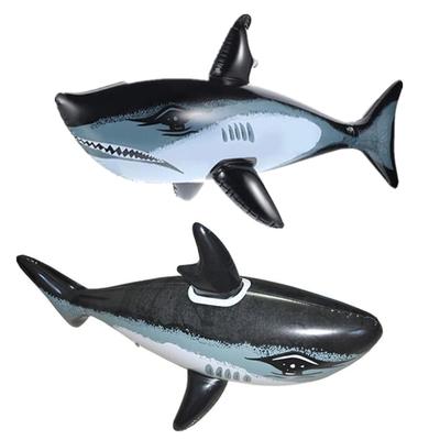 Leakproof Inflatable Fish Pool Toy for Children Family Backyard Water Game Pool Toy Cartoon Floating Raft Toy 2PCS