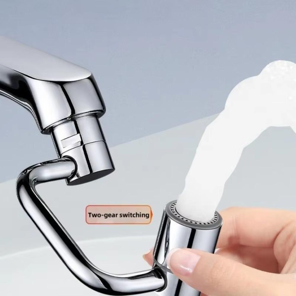 Zinc Zinc Alloy Faucet Extender Silver Faucet Nozzle Adapter Practical Faucet Sprayer Head  Bathroom