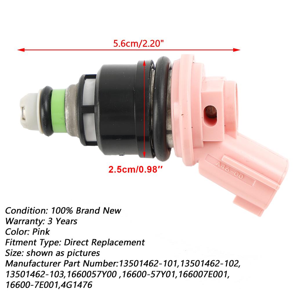 4Pcs Fuel Injectors Fit for Nissan Maxima Sentra 1991-1999 200SX NX 16600-57y01