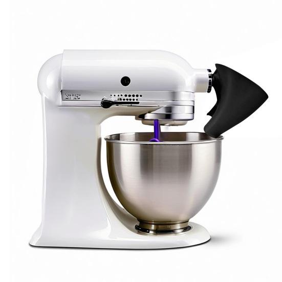 Stand Mixer Funnel for KitchenAid Easy-Pour Funnel Attachment for 5qt Bowl 30 Degree Angled Spout Reduces Spills Splatter-proof Pouring Tools
