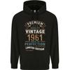 Premium Vintage 64th Birthday 1961 Hoodie