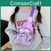 Single Pattern Crybaby Shoulder Crossbody Bag For Kids Lightweight Breathable