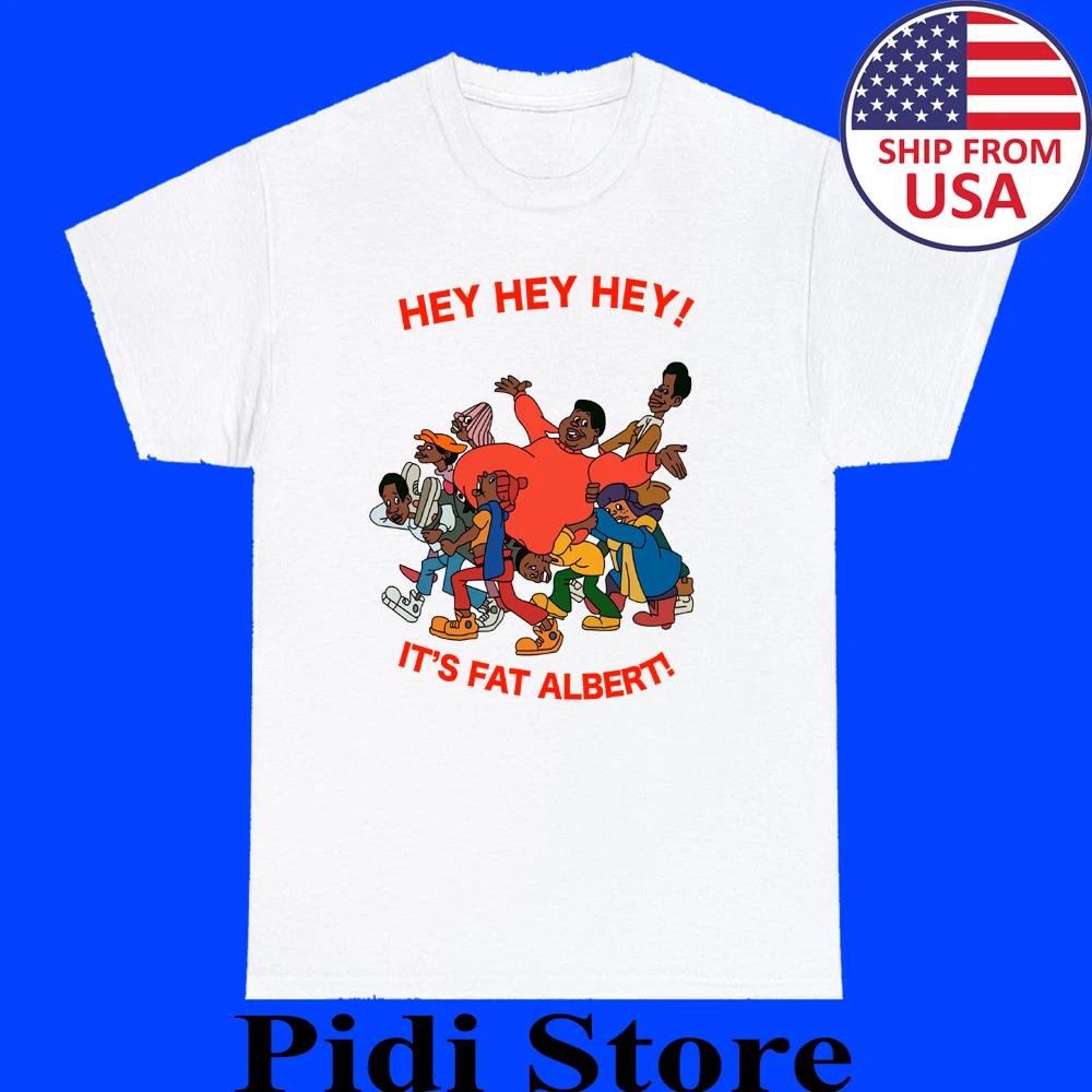 Fat Albert Hey Hey Hey Men s White Size S to 3XL S