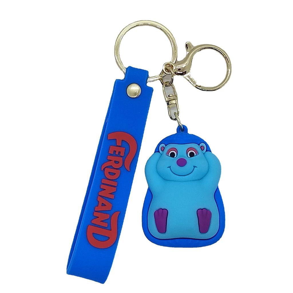 Neue Kreative Cartoon Stier Abenteuer Puppe Schlüsselanhänger Tasche Auto Schlüsselanhänger Großhandel Kawaii Niedlich Personalisierte Geschenke Y2k Mode Anime