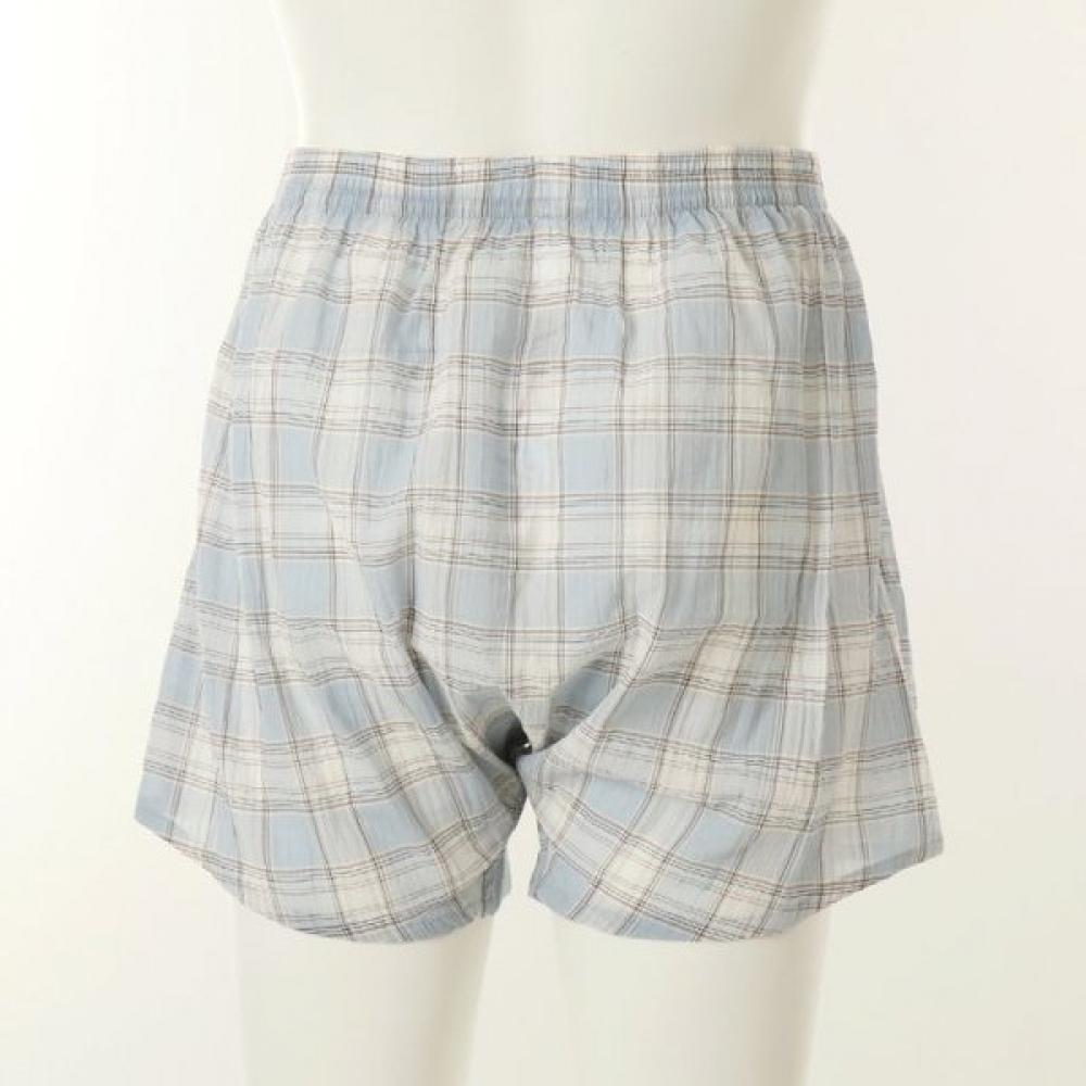 Wacoal Men S Trunk Cotton Yarn Dyed Check Wmp5414