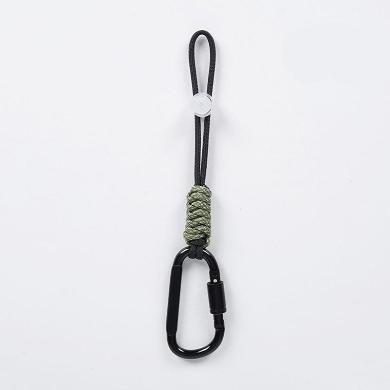 Paracord Water Bottle Hook 1 Carabiner Heavy Duty Clip Portable Multi-functional Tool for Sports Travel