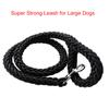 130cm L Superstarkt Grovt Nylon Hundkoppel Dubbelradigt Justerbart Hundhalsband För Medelstora Stora Hundar