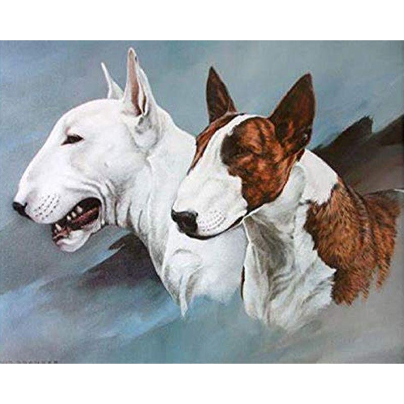 5D DIY Diamond Painting Animal Dog Full Round Diamond Embroidery Rhinestone Picture Mosaic 40x50cm Home Decor Gift